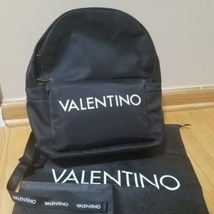 New Mario Valentino backpack black mochila handbag